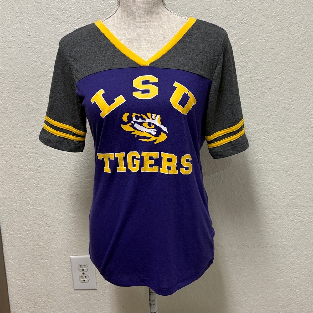Colosseum Purple and Gray LSU Tigers Tee